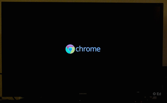 Chromecast Logo on TV