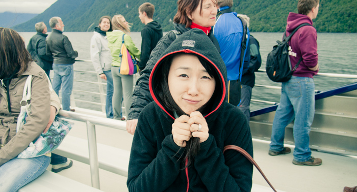 Ferry to Glowworm Caves