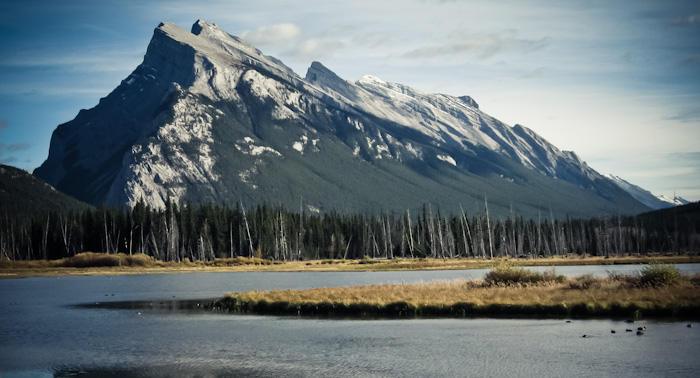 Mt.Rundle from Vermilion Lakes