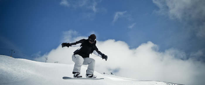 Jump at Sunshine Village