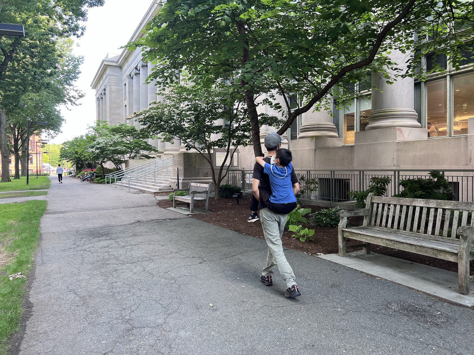 하버드 로스쿨 랭델 홀(Langdell Hall) 앞 산책로